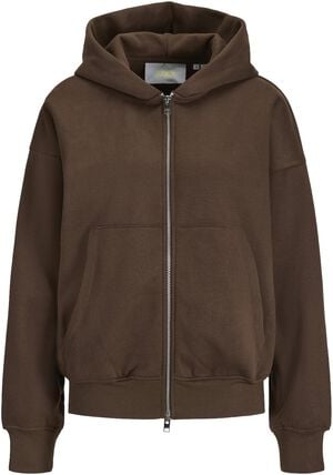 JXSOPHIA BOXY LS ZIP HOOD SWT