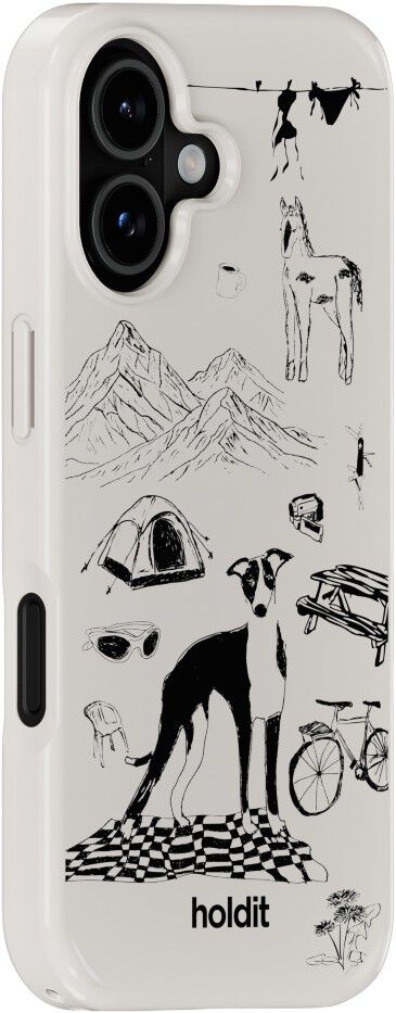 Graphic Print Case MagSafe iPhone 17 Wool Gray