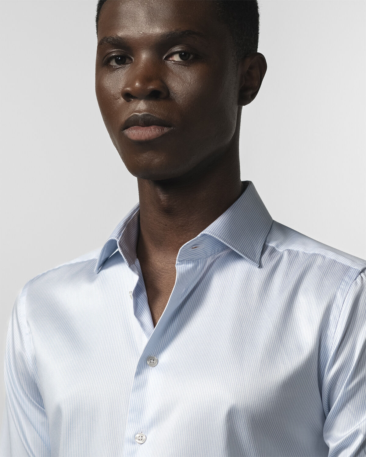 The Lawyer 4. 0 | Mid blue stripe | Slim fit