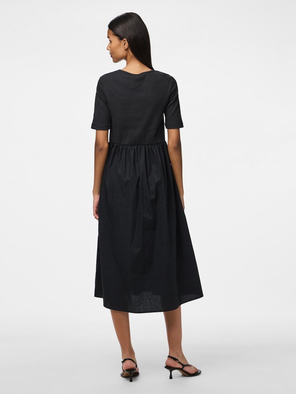 PCTONYA SS MIDI DRESS WVN