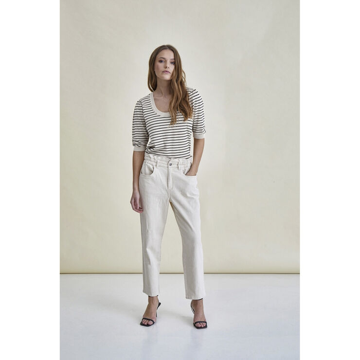 Pam Striped Knit T-Shirt