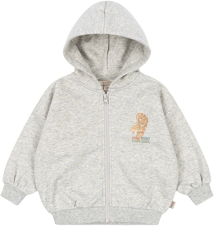 Lou Sweat Zip Hood-h&aelig;ttetr&oslash;je med lynl&aring;s