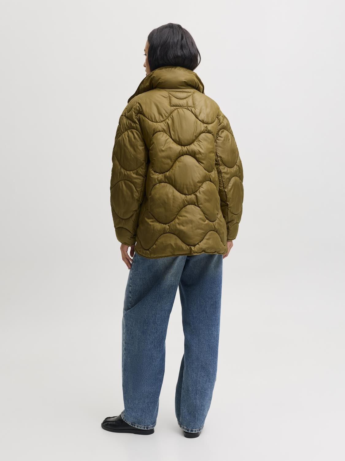 Jxstella Shiny Quilted Jacket Otw Sn