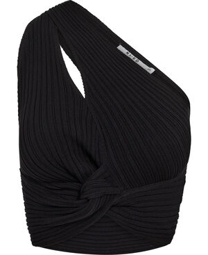 Fine Knitted Wrap Detail Top