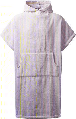 Naram Poncho - lilac & neon yellow