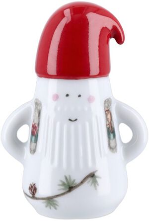 Hammershøi Christmas Nissefar Ø6 cm hvid m. deko