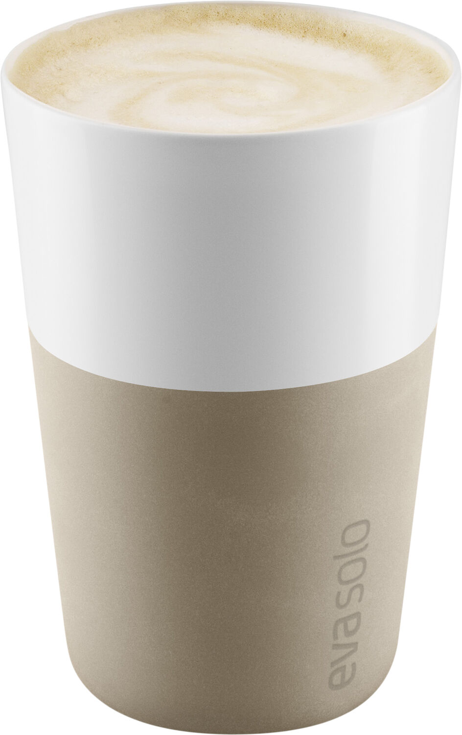 2 Cafe Latte-krus Pearl beige