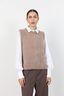 LR-NOREEN 5 Vest Lys brun