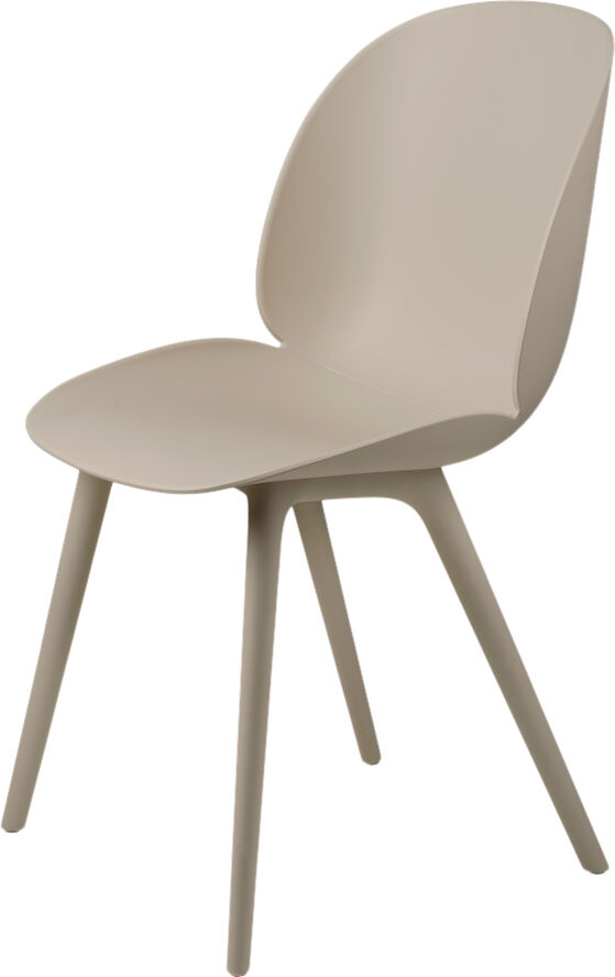 Beetle Dining Chair - Un-Upholstered, Plastic base, Monochro