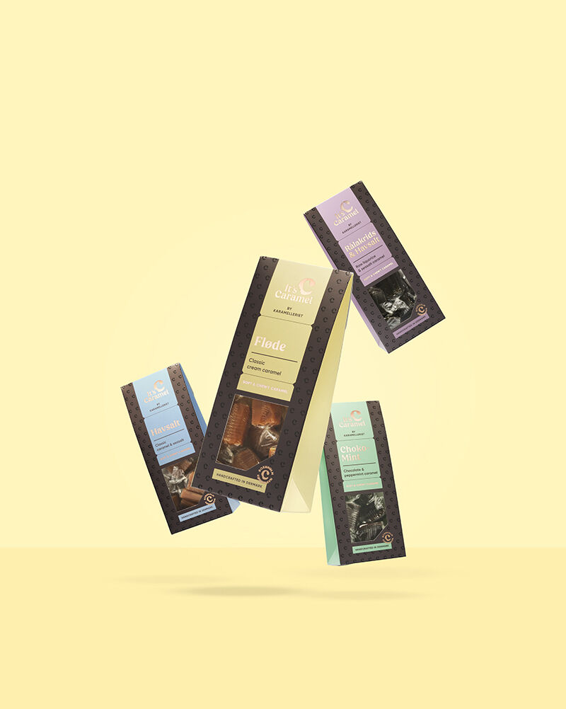 Fl&oslash;dekarameller, 90g