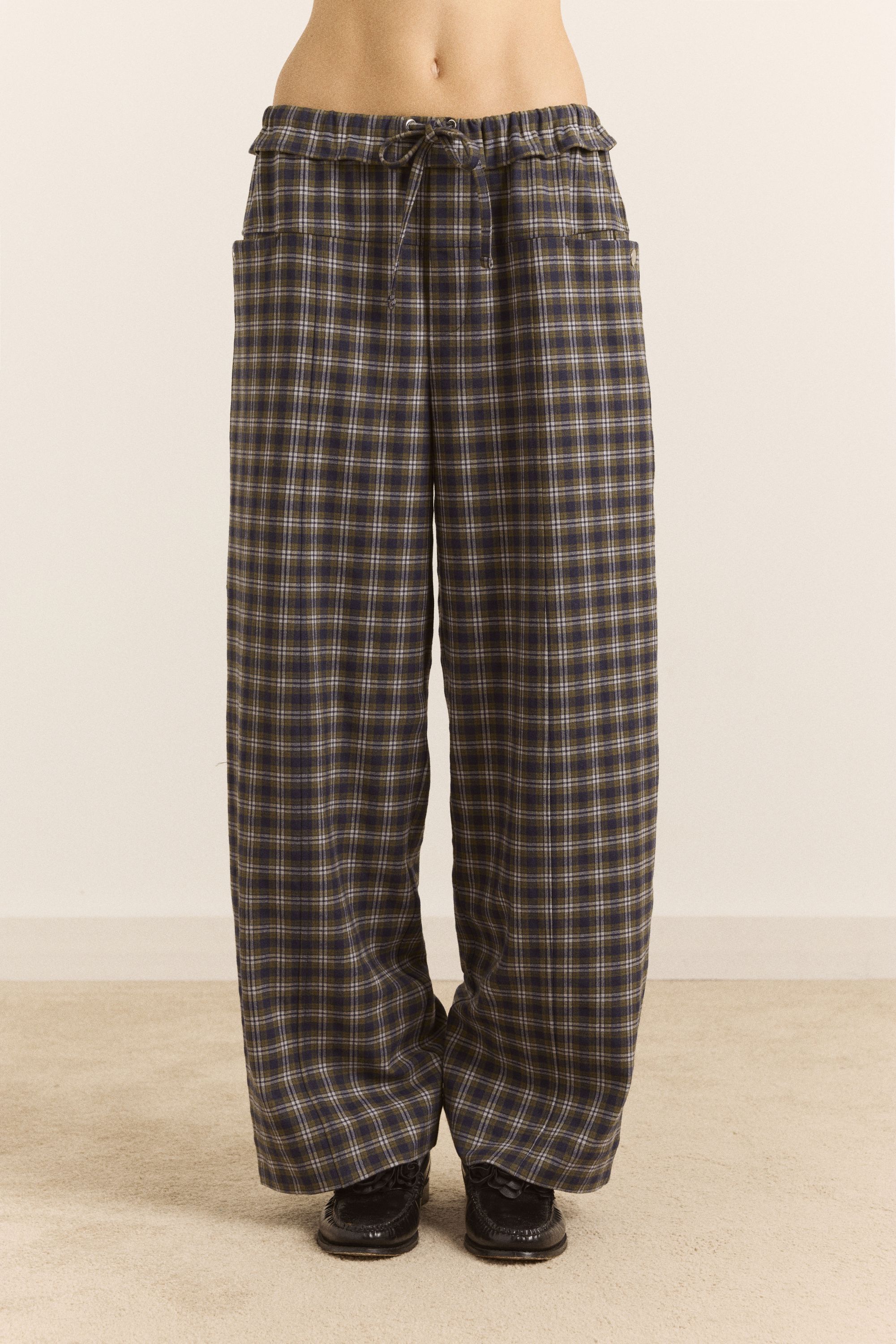 TOMASINA TROUSER - LYRA CHECK