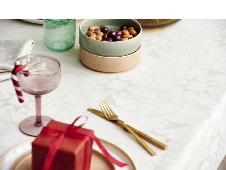 Dug 140x320 Star Damask Beige