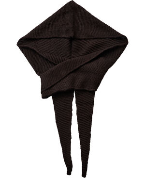 Long Balaclava Scarf Chocolate Brown