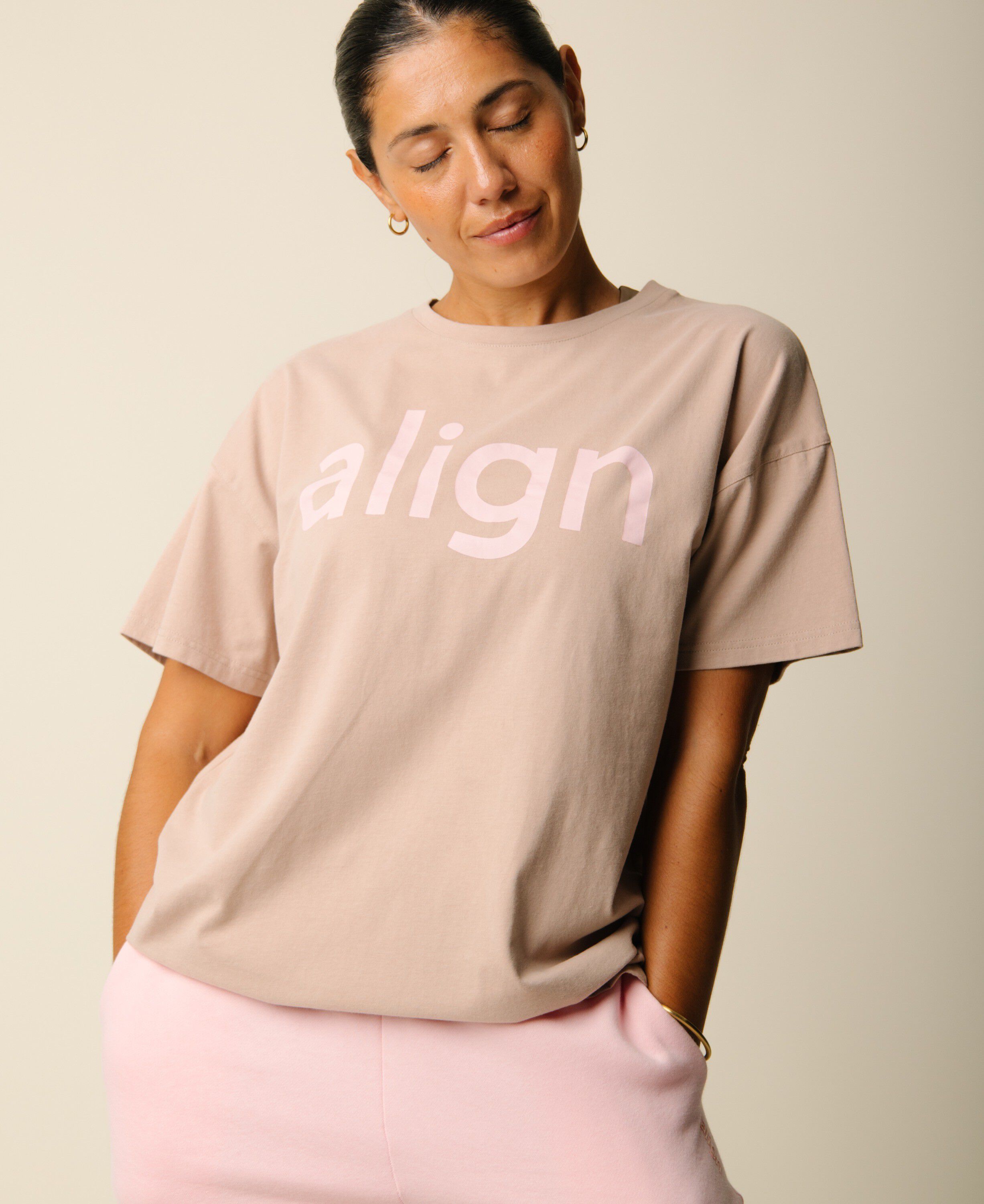 Cartel x Align by Blume oversize tee - Hazel