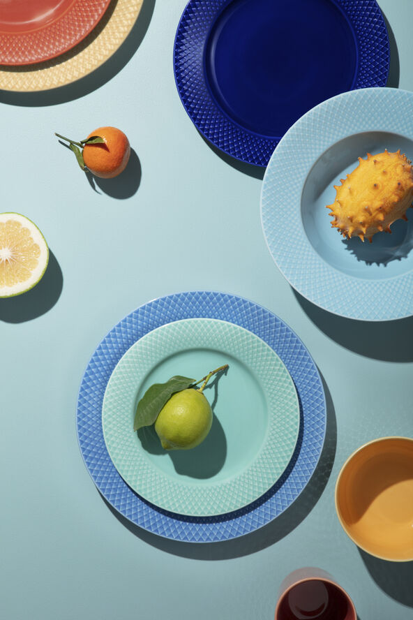 Rhombe Color Frokosttallerken Ø23 cm mørk blå