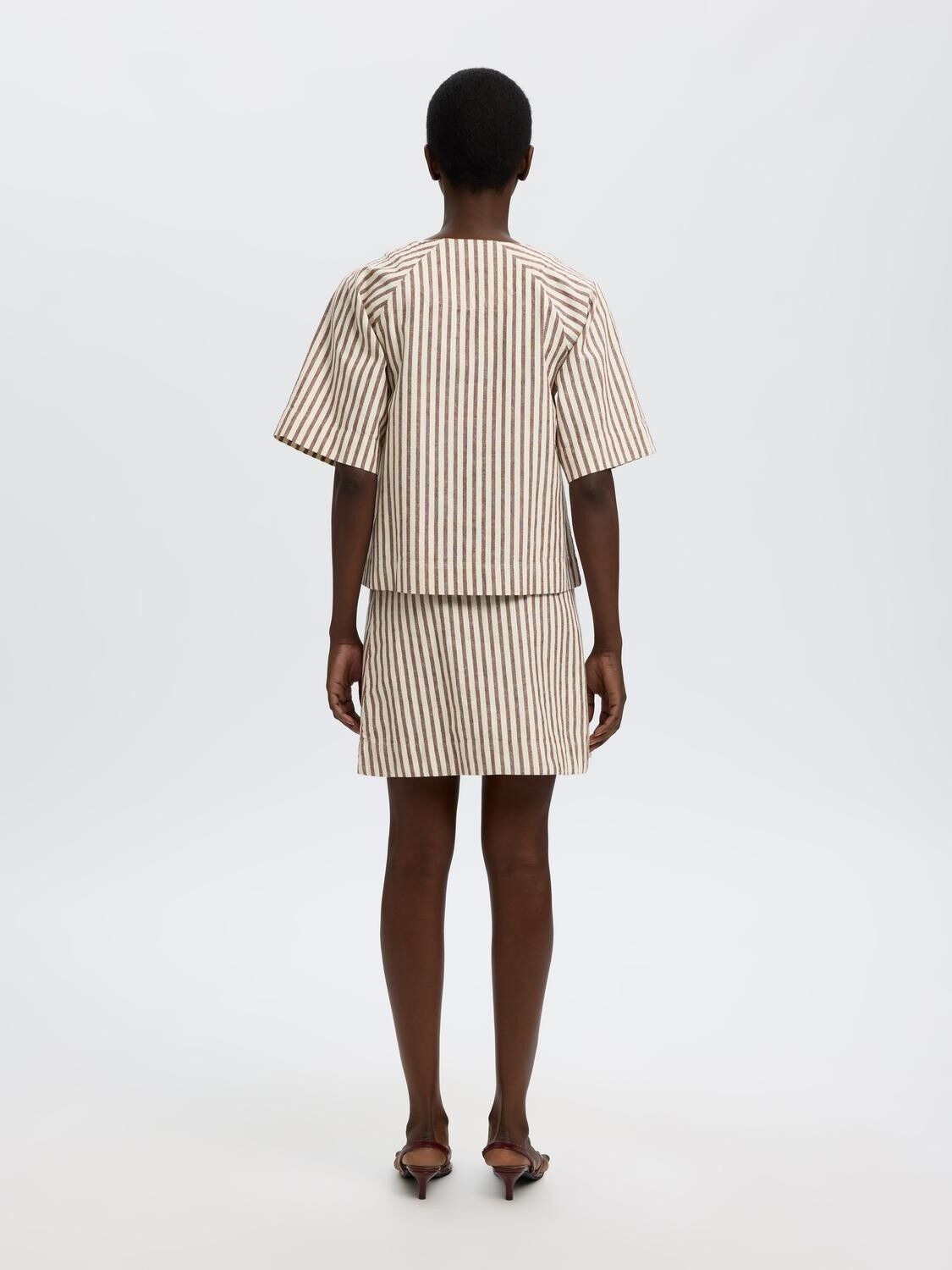 SLFJOHANNE RELAXED 2/4 SHIRT B