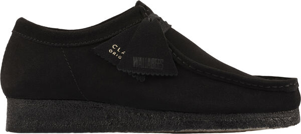 Wallabee. Black Sde, D, 4