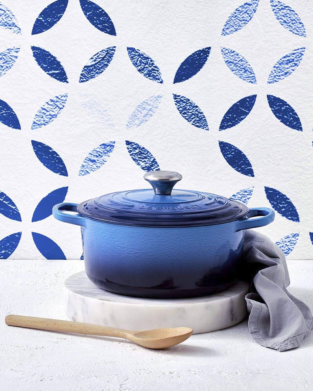 Rund st&oslash;bejernsgryde 6,7L Azure Blue