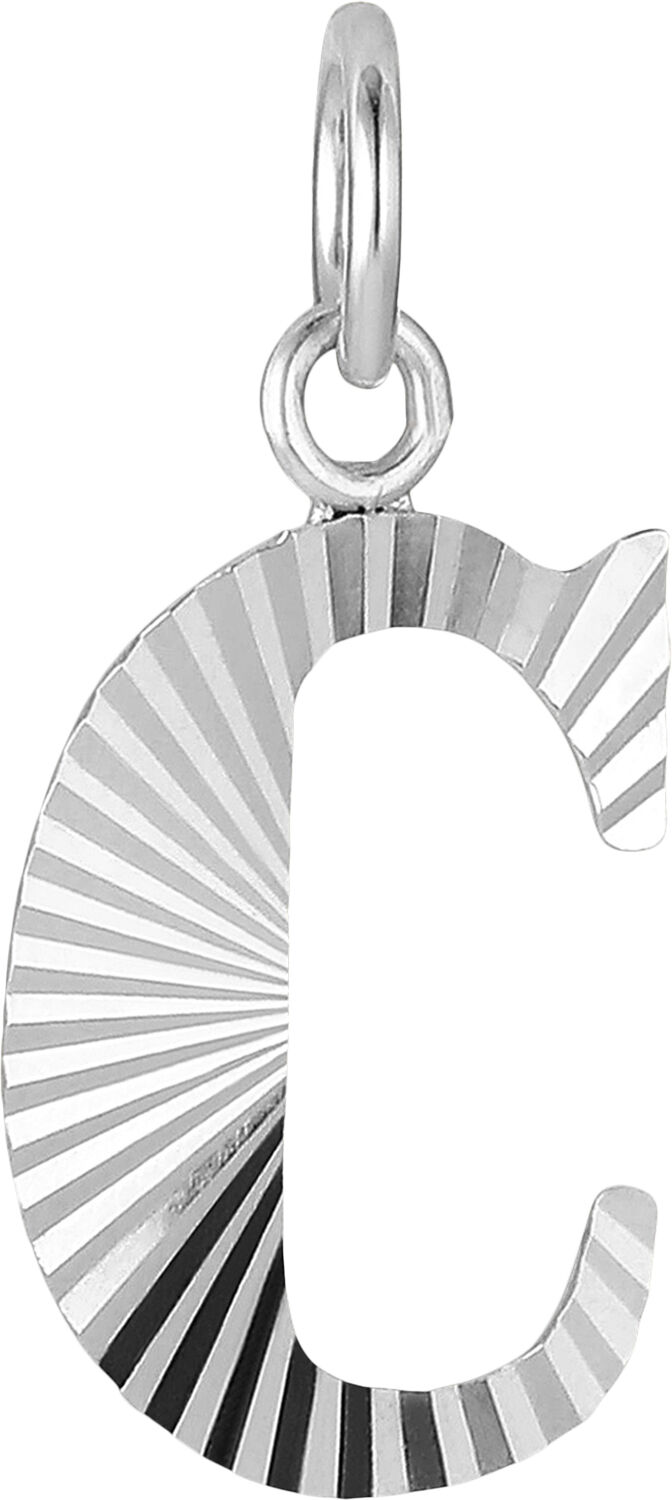 Reflection Letters, gold-plated sterling silver-C