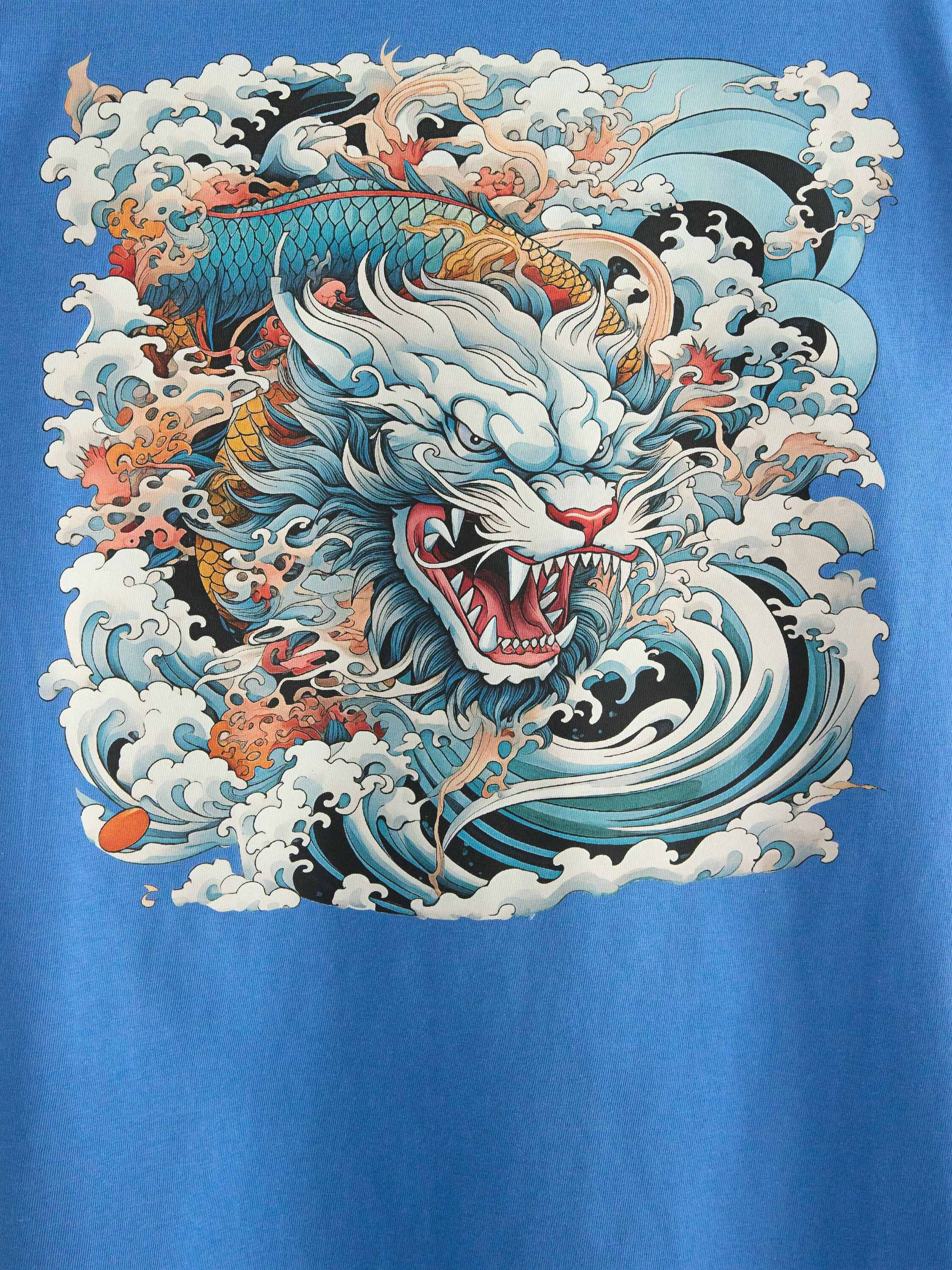 T-shirt with a relaxed fit and shor