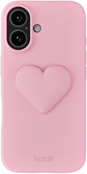 Silicone Sticker Heart Pink