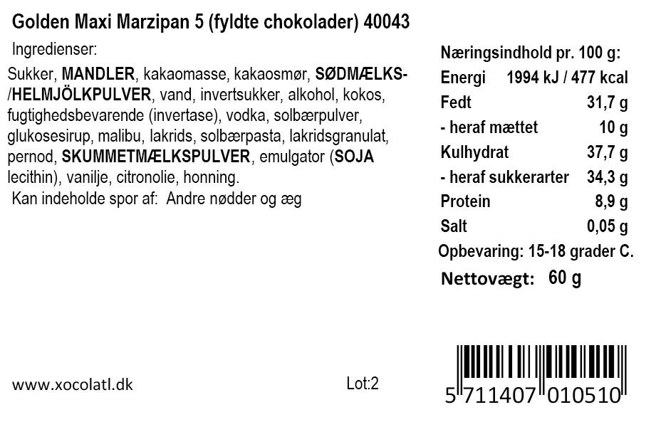 Golden maxi marzipan 5