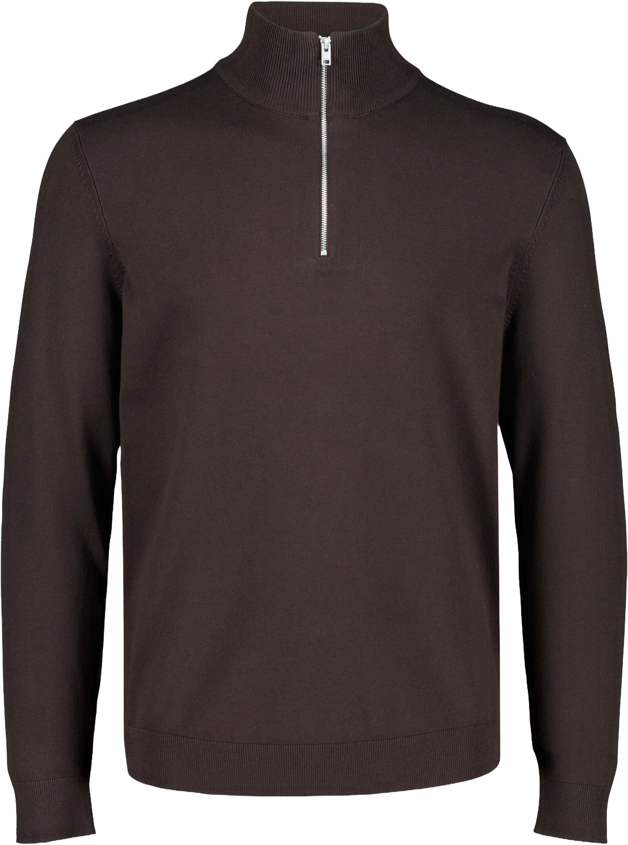 Soft viscose blend half zip