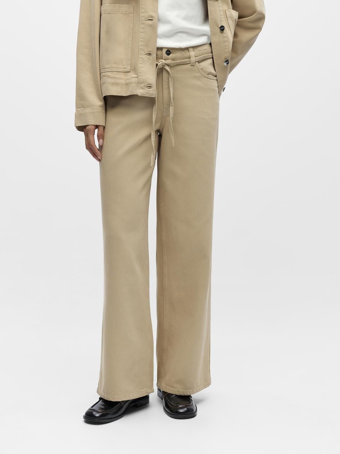 OBJROSIE MW WIDE JEANS NOOS