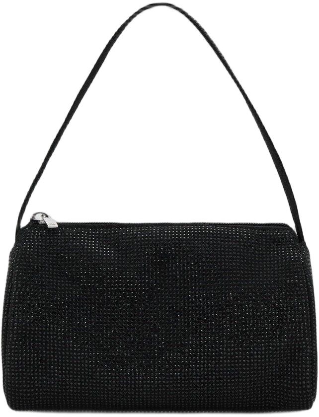 Handbag with rhinestones