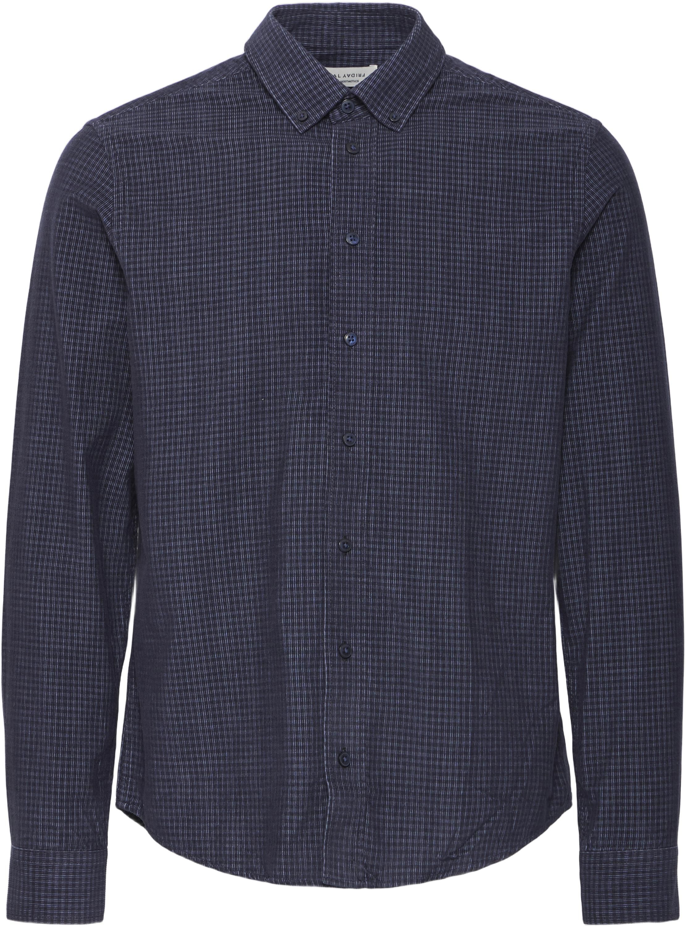 CFPONTUS LS BD checked corduroy shi