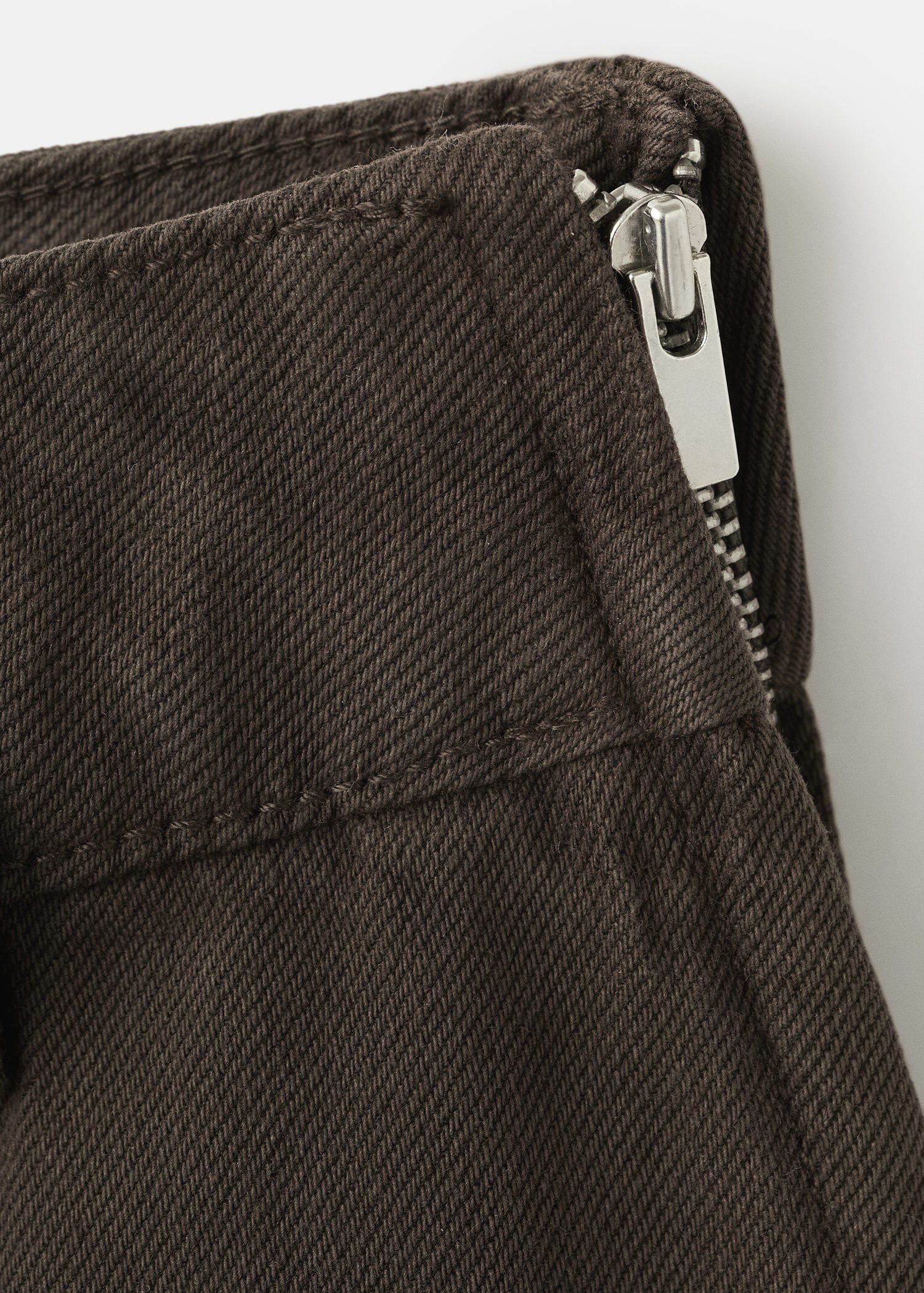 Cargo denim culottes