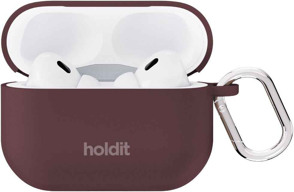 Silicone Case Solid AirPods Pro 1&2 Bordeaux
