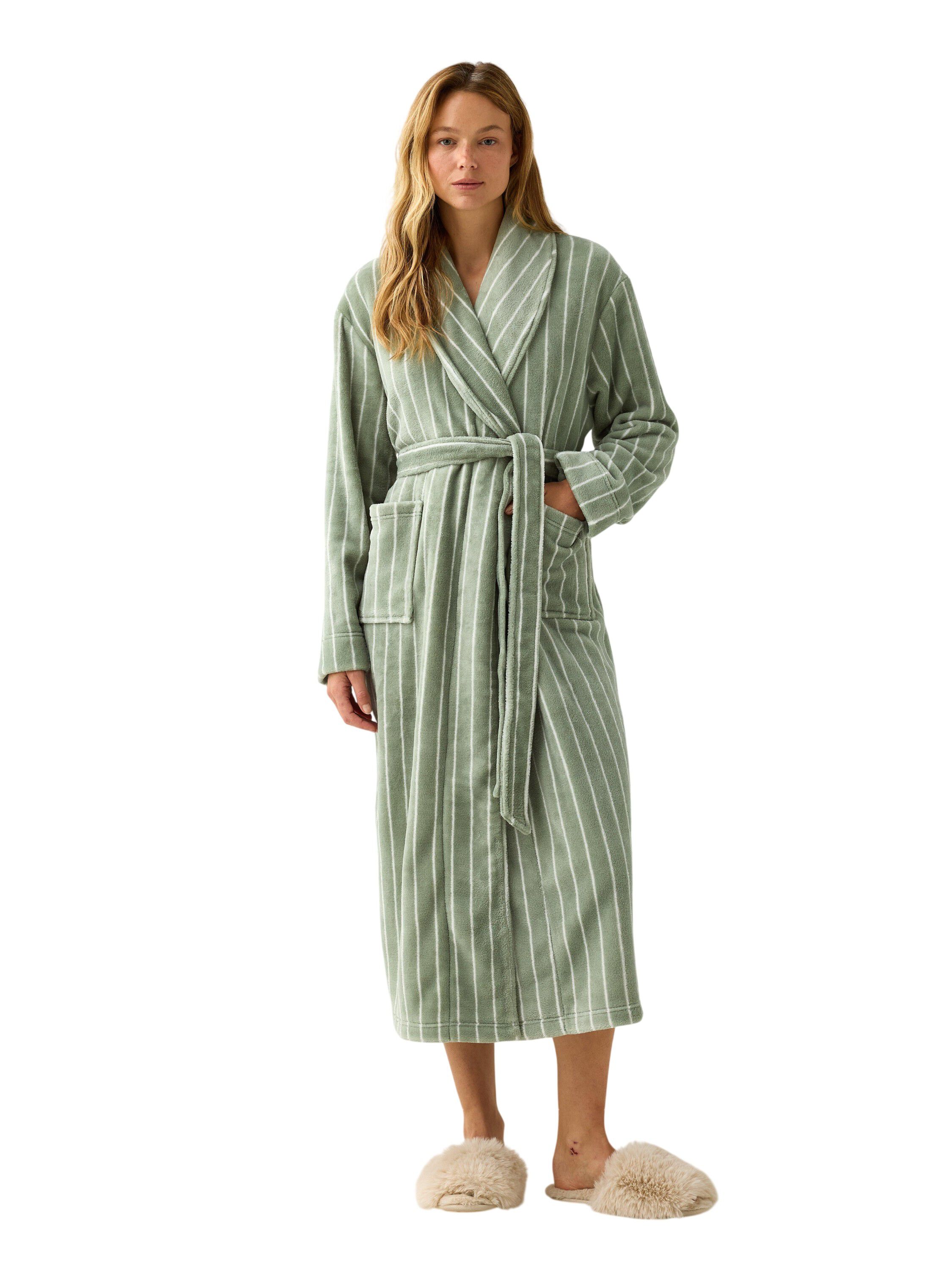 Morgonrock i fleece