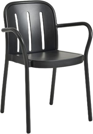 Deville Armchair-Anthracite powder