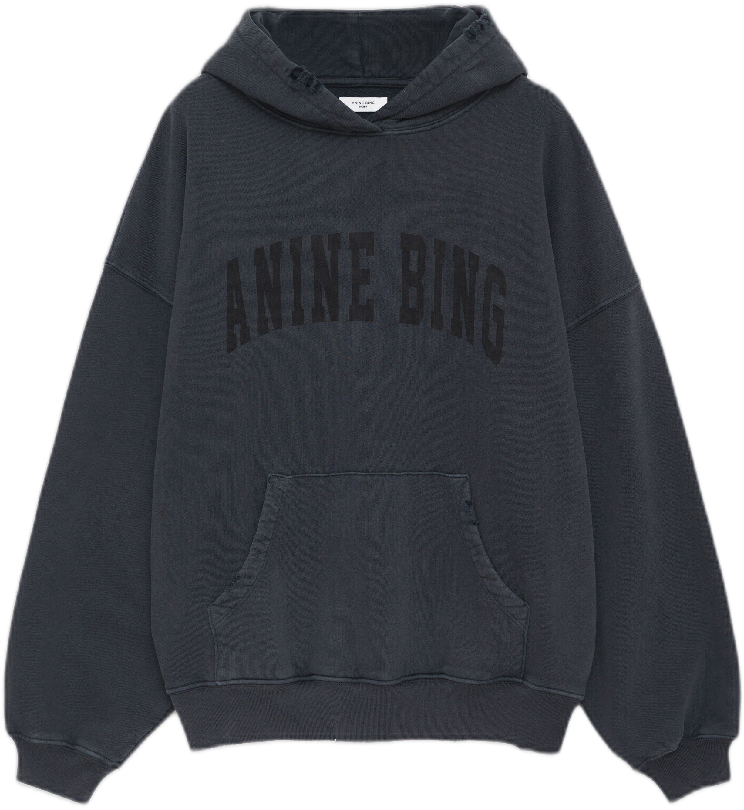 HARVEY SWEATSHIRT - DARK WASHED BLACK