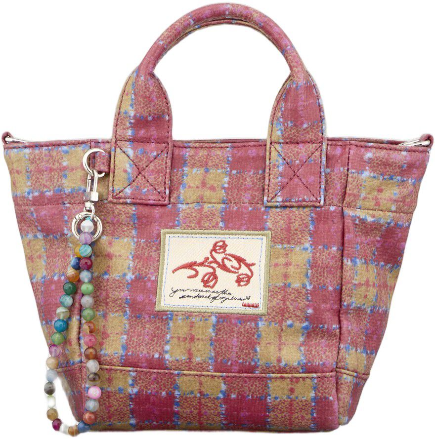 Checky Coated Gabby Bag