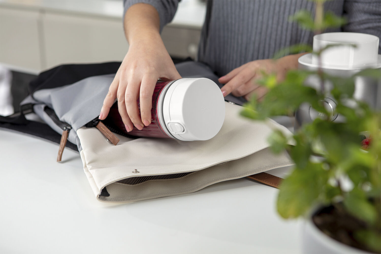 Enfinigy Personling blender beholder med vakuuml&aring;g 550 ml