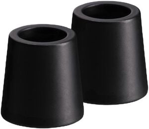 Light Candleholder mini taper, Matte Black, 2-pack, 2,3x2,3