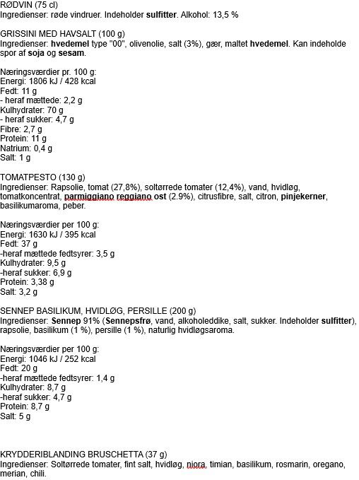 Gave&aelig;ske - Wine & Dine - Lie Gourmet