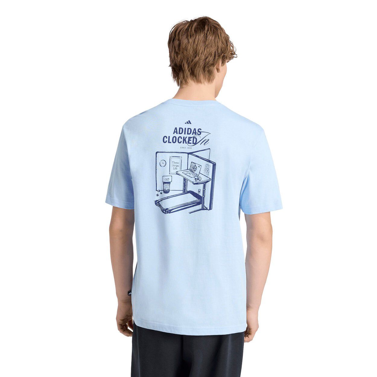Clocked In Office Graphic T-shirt
