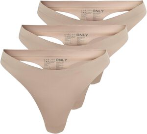 ONLTRACY BONDED THONG 3-PACK NOOS A