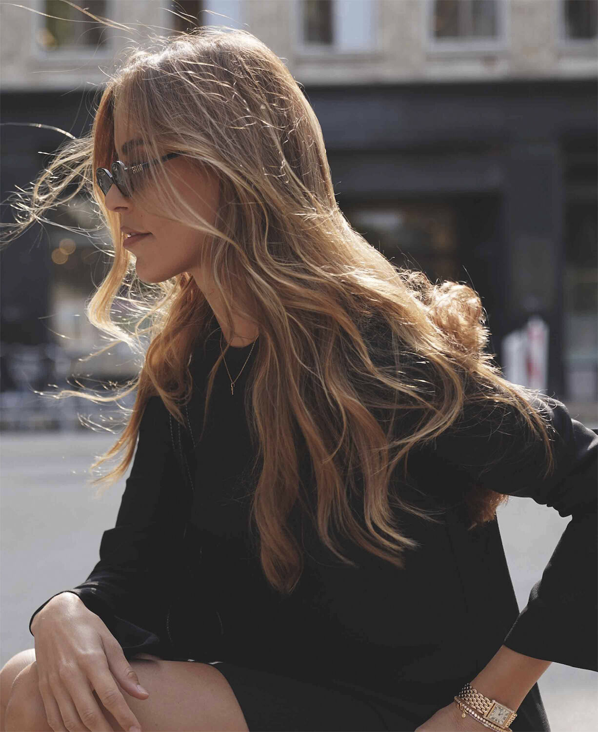 Magnolia pendant halsk&aelig;de