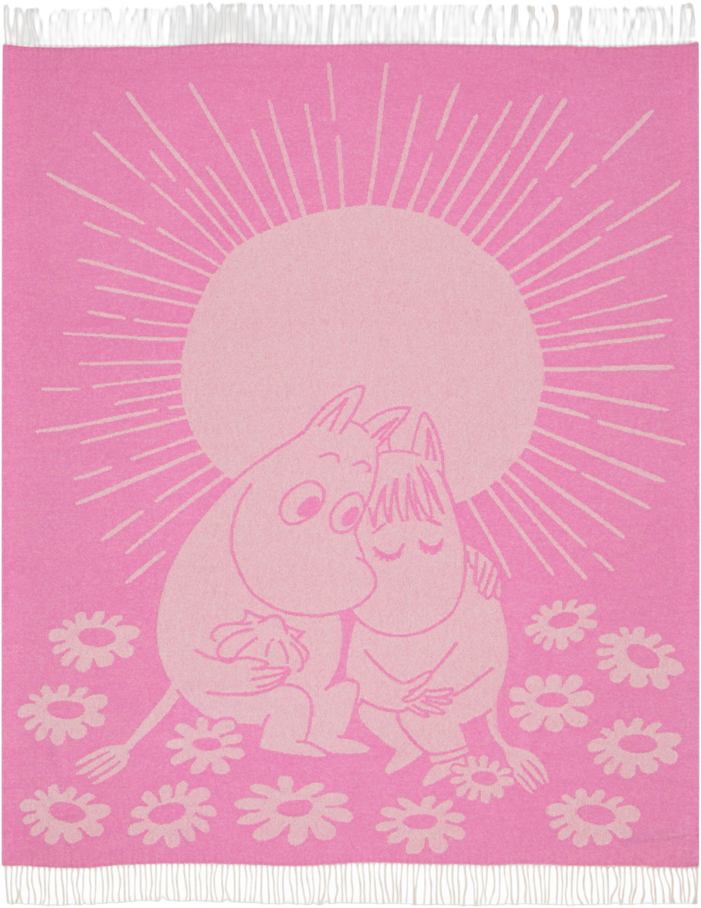 Moomin throw Sweethearts 125x170