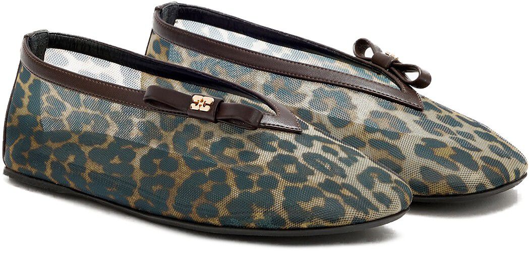 Jenny Ballerina Printed Mesh Bow