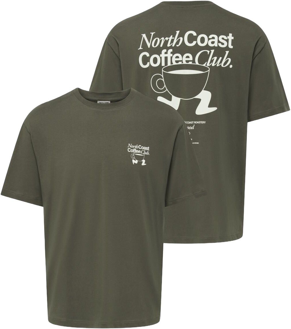 ONSAXEL COFFEE RLX SS TEE