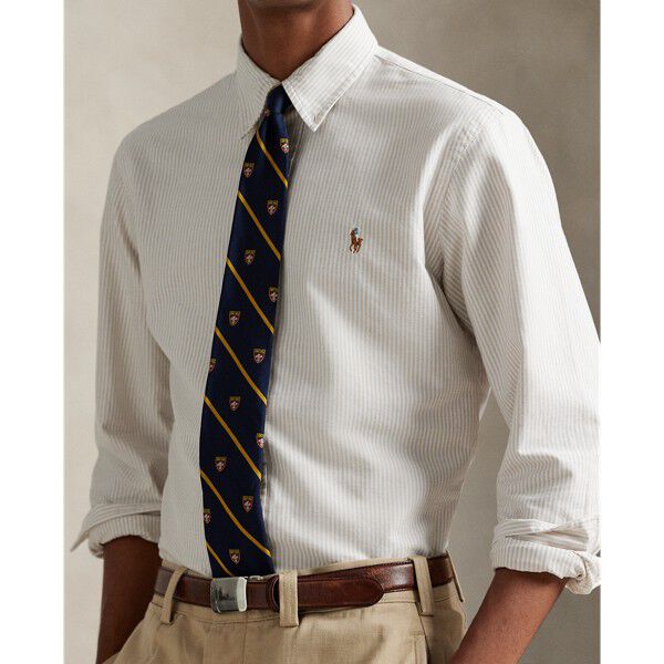 Custom Fit Striped Oxford Shirt