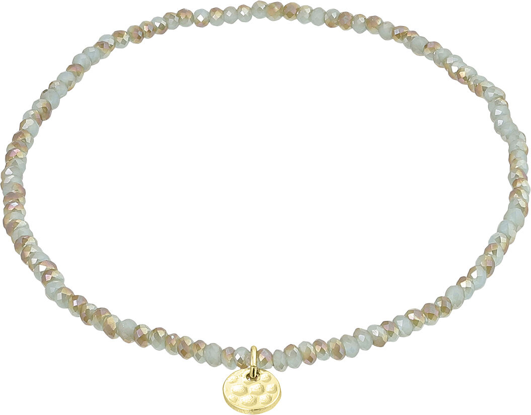 INDIE bracelet blue, gold-plated