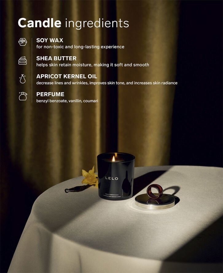 Massagelys - Vanille & Creme de Cacao