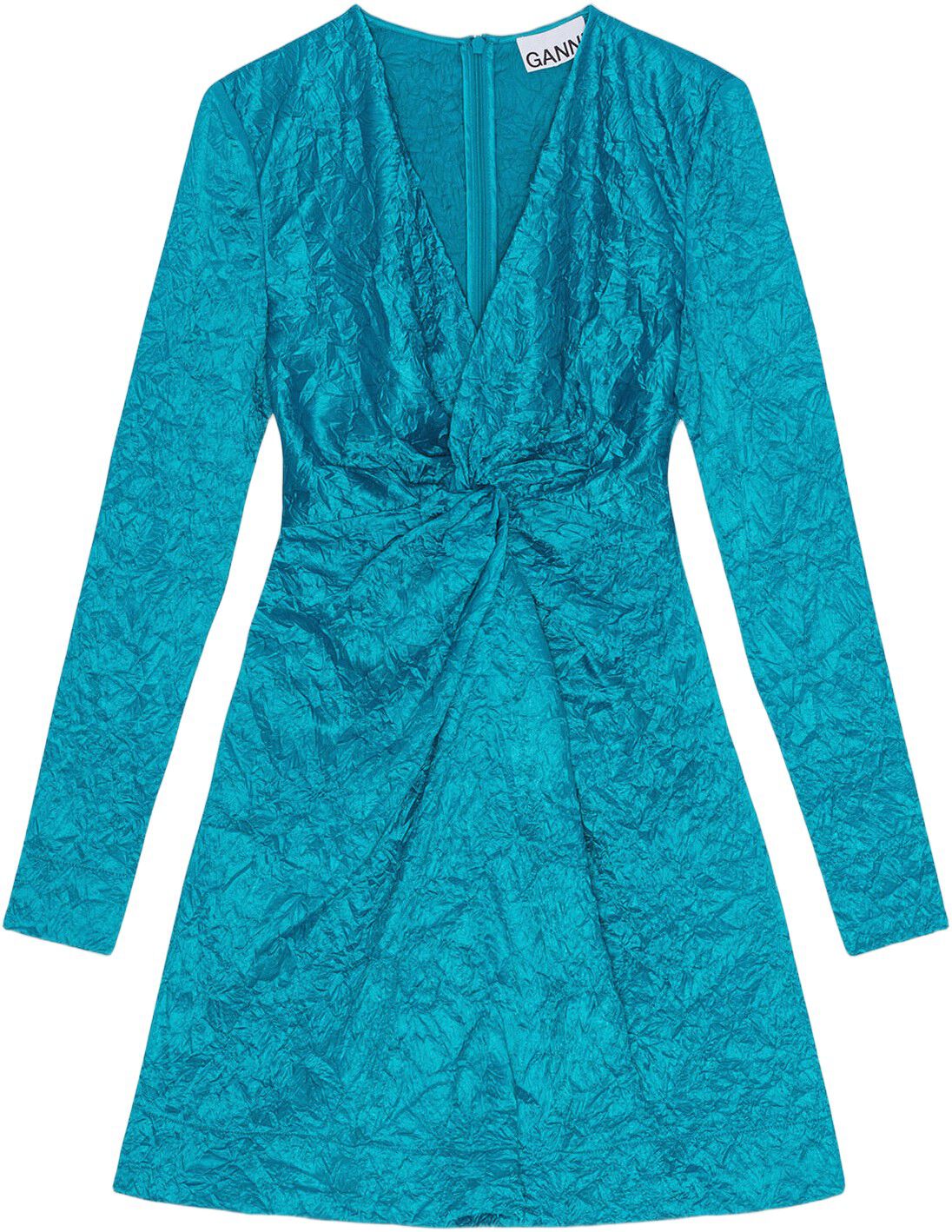 Crinkled Satin Gathered Knot Mini D