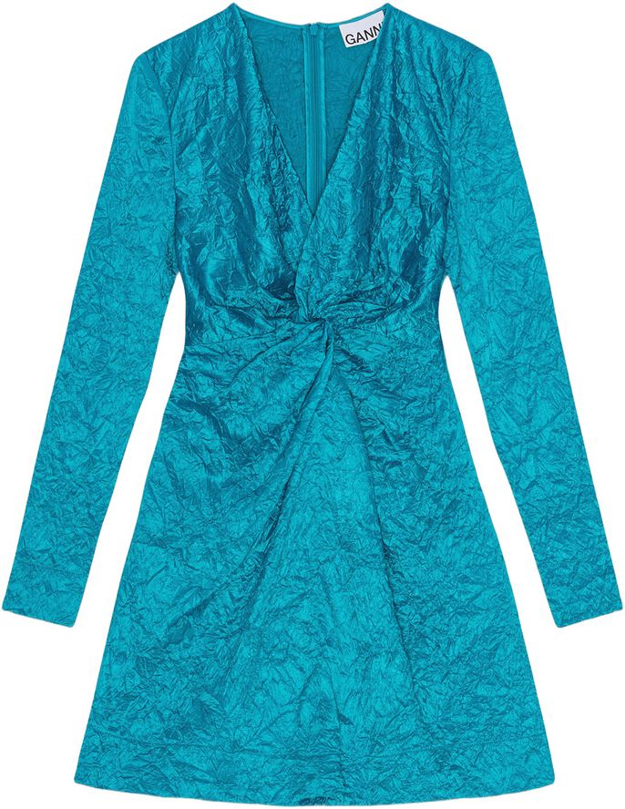 Crinkled Satin Gathered Knot Mini D